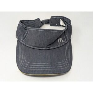 McDonald's‎ Employee Visor Cap Hat Adult Adjustable Black